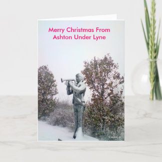 Cartão De Festividades Merry Christmas From Ashton Under Lyne 22
