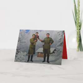 Cartão De Festividades Merry Christmas From North Korea