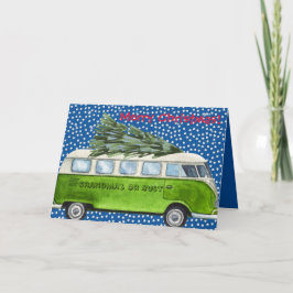 Cartão De Festividades Merry Christmas Grandma's or Bust Personalized