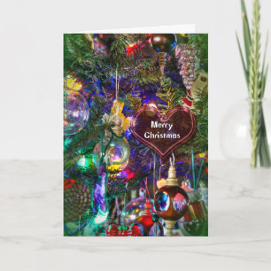Cartão De Festividades Merry Christmas Greeting Card - Decorated Tree #2