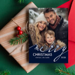 Cartão De Festividades Merry Christmas Holiday Cards<br><div class="desc">Customizable holiday cards.</div>