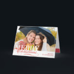 Cartão De Festividades Merry Christmas Holiday Photo Card<br><div class="desc">Celebrate the season with this modern and stylish holiday card from Berry Berry Sweet.</div>