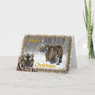 Cartão De Festividades Merry Christmas Landscape Card