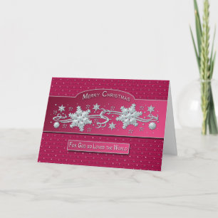 CARTÃO DE FESTIVIDADES MERRY CHRISTMAS - PARA DEUS TÃO AMADO O MUNDO