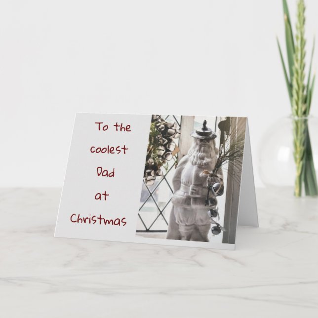 Cartão De Festividades **MERRY CHRISTMAS** para **DIA MAIS FRIO** (Frente)