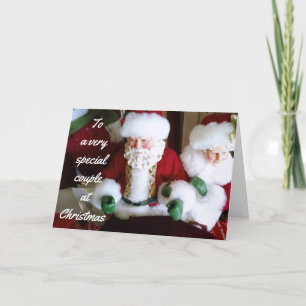 CARTÃO DE FESTIVIDADES MERRY CHRISTMAS PARA UM CASAL MUITO ESPECIAL