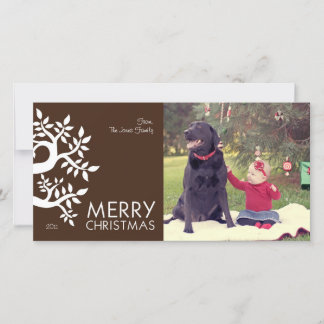 Cartão De Festividades Merry Christmas Photo Card