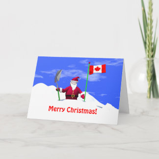 Cartão De Festividades Merry Christmas Santa in Canada