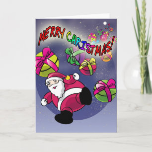 Cartão De Festividades Merry Christmas! - Santa incoming!