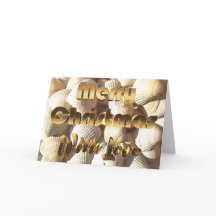 Merry Christmas Sea Shels Summer Tropical Beach