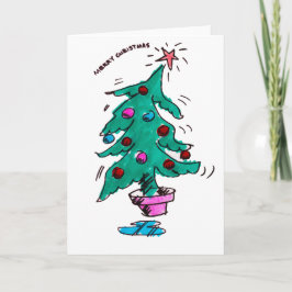 Cartão De Festividades Merry Christmas Shaky Christmas Card