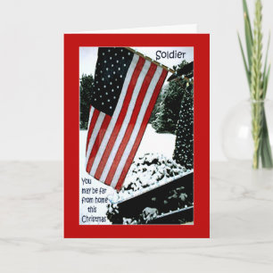 Cartão De Festividades Merry Christmas Soldier Card