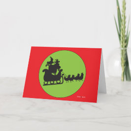 Cartão De Festividades Merry Christmas to All and To All a Goodnight!
