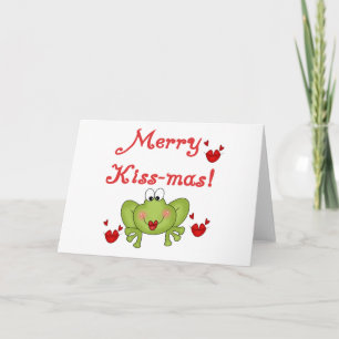 Cartão De Festividades Merry Kissmas