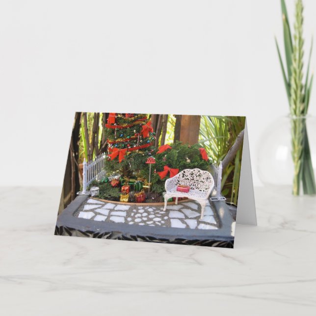 Cartão De Festividades Merry Little Christmas Card (Frente)