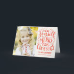 Cartão De Festividades Merry Little Christmas Holiday Photo Cards<br><div class="desc">Design © Berry Berry Sweet.  Visit our design showroom at WWW.BERRYBERRYSWEET.COM</div>