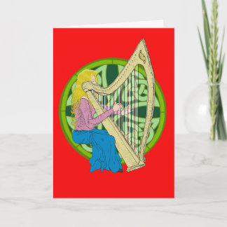 Cartão De Festividades Merry Xmas & Harpy New Year!