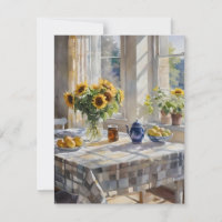 Mesa A de Fazenda de Aquarela