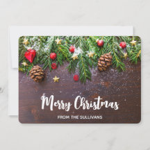 Mesa de Natal russa com pinheiro e neve