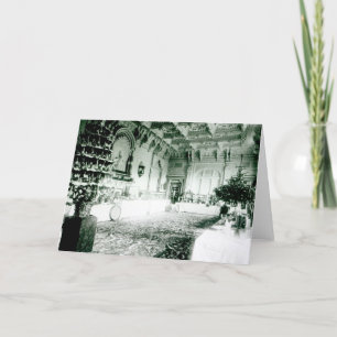 Cartão De Festividades Mesas de Natal na Sala Durbar