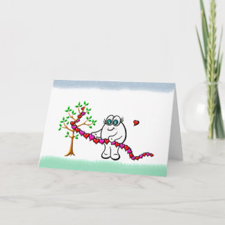 Cartão De Festividades Meu Amor Por Você Cresce Cada Dia