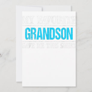 Cartão De Festividades Meu Avô Favorito Me Deu Este Presente Familiar