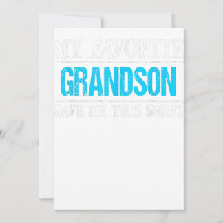 Cartão De Festividades Meu Avô Favorito Me Deu Este Presente Familiar