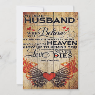 Cartão De Festividades Meu Marido Aniversário Presente   Carta Para Mari