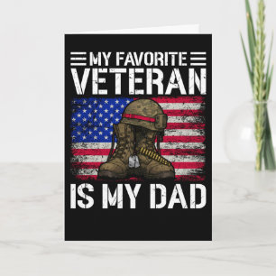 Cartão De Festividades Meu Pai É Meu Veterano Favorito Presente para Pai