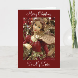 CARTÃO DE FESTIVIDADES MEU PRESENTE FAVORITO É MEU GÊMEO