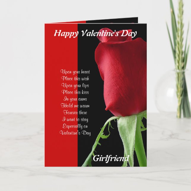 Cartão De Festividades Meus dias de os namorados namorada (Frente)