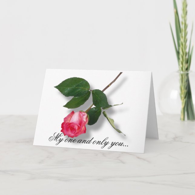 Cartão De Festividades Meus e somente você… (Frente)