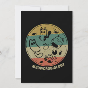 Cartão De Festividades Microbiologia Microbiologia Ciência Engraçada Am