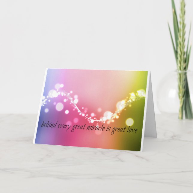 Cartão De Festividades Milagres do Natal (Frente)