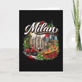 Cartão De Festividades Milan