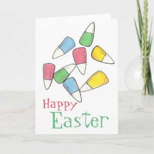 Cartão De Festividades Milho De Milho De felz pascoa