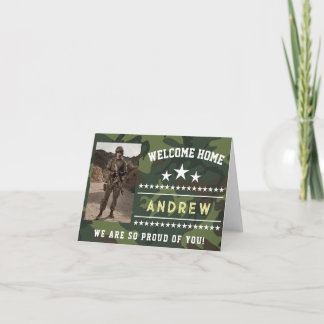 Cartão De Festividades Military Welcome Home Invitation – Army National 