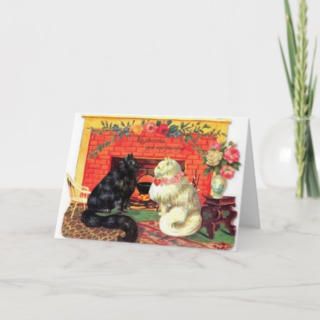 Cartão De Festividades Minha princesa... você é uma placa de Dia de os na (Frente)