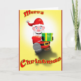 Cartão De Festividades Mini Papais noeis