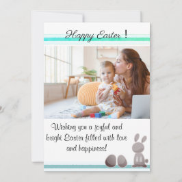 Cartão De Festividades Minimalist Easter Wishes