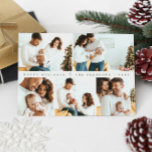 Cartão De Festividades Mínimo Natal Verde Fotografia da Família Moderna<br><div class="desc">Comemore as festas com um toque de elegância moderna usando nosso Simples Cartão de Feriado de Colagem de Fotografia da Família Natal Moderna. Esta carta cuidadosamente desenhada abraça o espírito da família e a alegria da época festiva, permitindo-vos mostrar as vossas memórias queridas num esquema bonito e personalizável. Cor verde...</div>