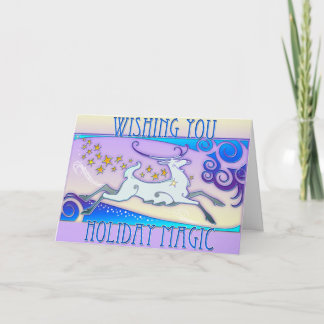 Cartão De Festividades Mink Holidaze Xmas Card - Purple Spirals