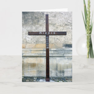 Cartão De Festividades missão cruzada