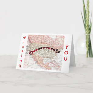 CARTÃO DE FESTIVIDADES MISSING "YOU" AT=THE REASON CHRISTMAS IS SPECIAL