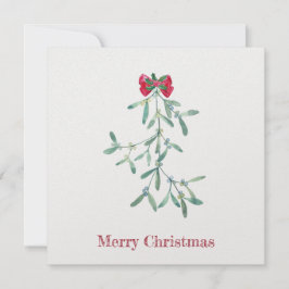 Cartão De Festividades Mistletoe