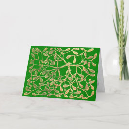 Cartão De Festividades Mistletoe