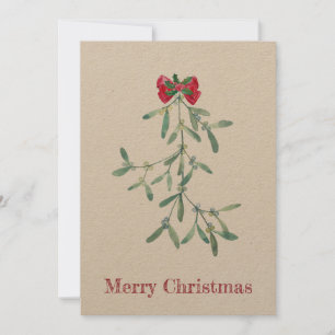 Cartão De Festividades Mistletoe