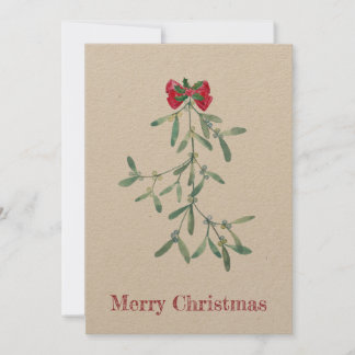 Cartão De Festividades Mistletoe