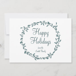 Cartão De Festividades Mistletoe com Mensagem Personalizada