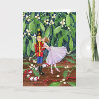 Cartão De Festividades Mistletoe Kiss